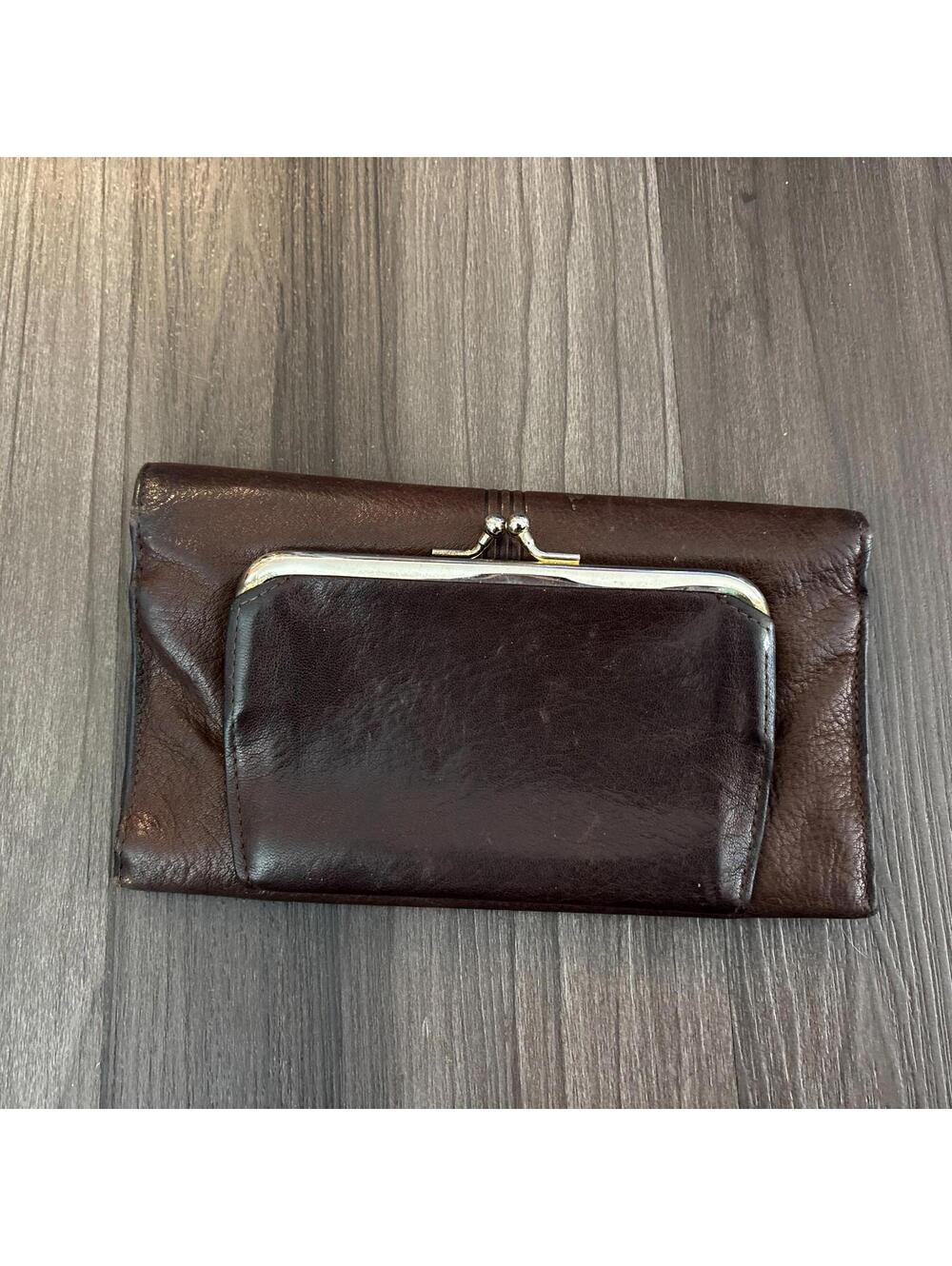 Buxton Trifold Leather Wallet Brown Full Grain Cowhide